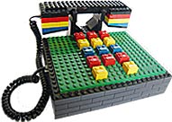 Foto von einem Lego Telefon